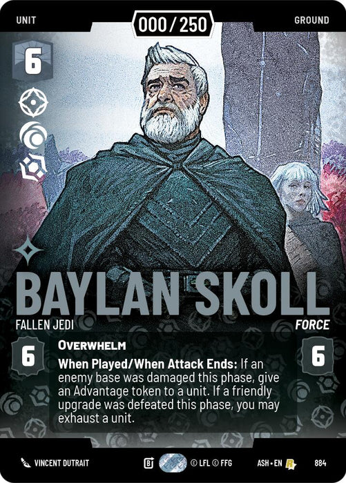 Baylan Skoll - Fallen Jedi (884) (Serialized) (884) [Ashes of the Empire] - for just $0.10! 