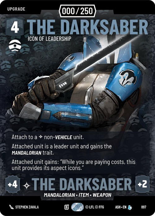The Darksaber - Icon of Leadership (897) (Serialized) (897) [Ashes of the Empire] - for just $0.10! 