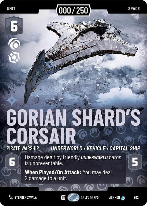 Gorian Shard's Corsair - Pirate Warship (902) (Serialized) (902) [Ashes of the Empire] - for just $143.80! 