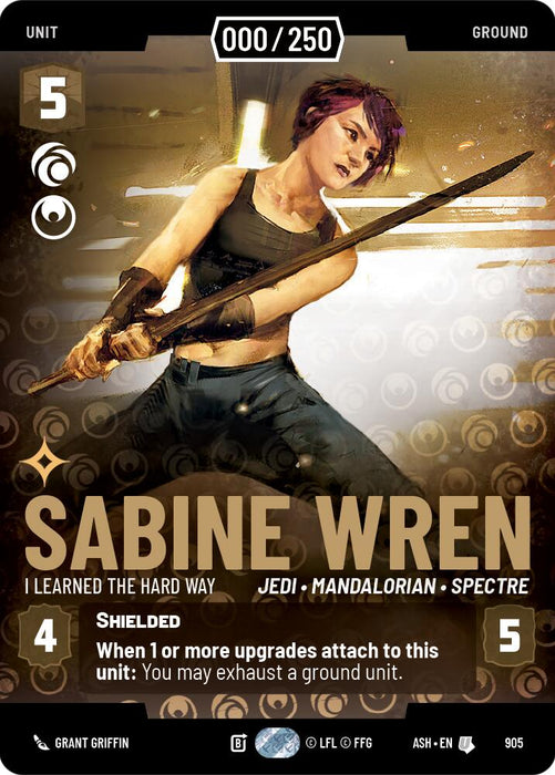 Sabine Wren - I Learned the Hard Way (905) (Serialized) (905) [Ashes of the Empire] - for just $100! 