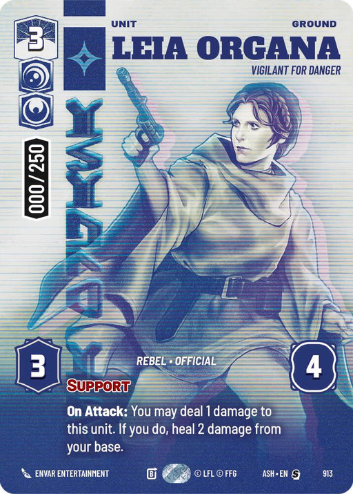Leia Organa - Vigilant for Danger (913) (Serialized) (913) [Ashes of the Empire] - for just $160! 