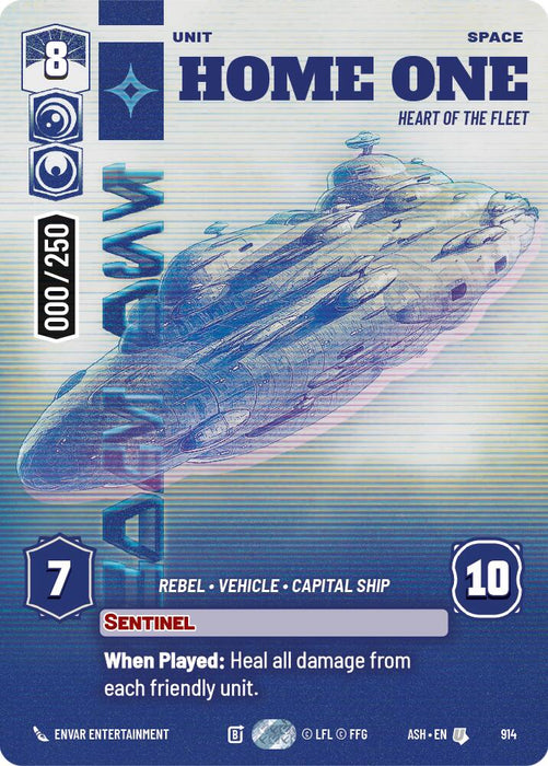Home One - Heart of the Fleet (914) (Serialized) (914) [Ashes of the Empire] - for just $48.40! 