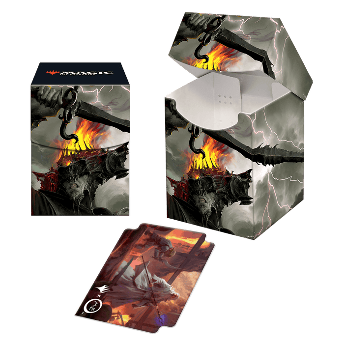 Ultra PRO: 100+ Deck Box - The Lord of the Rings (Sauron, Lord of the Rings) - for just $0! 
