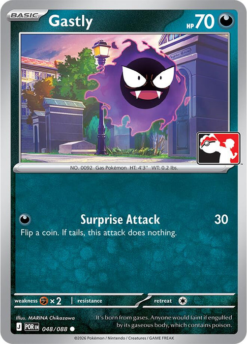 Gastly (048/088) [Prize Pack Series Nine] - for just $0.30! 