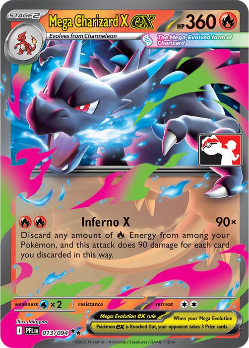 Mega Charizard X ex (013/094) [Prize Pack Series Nine] - for just $50.70! 