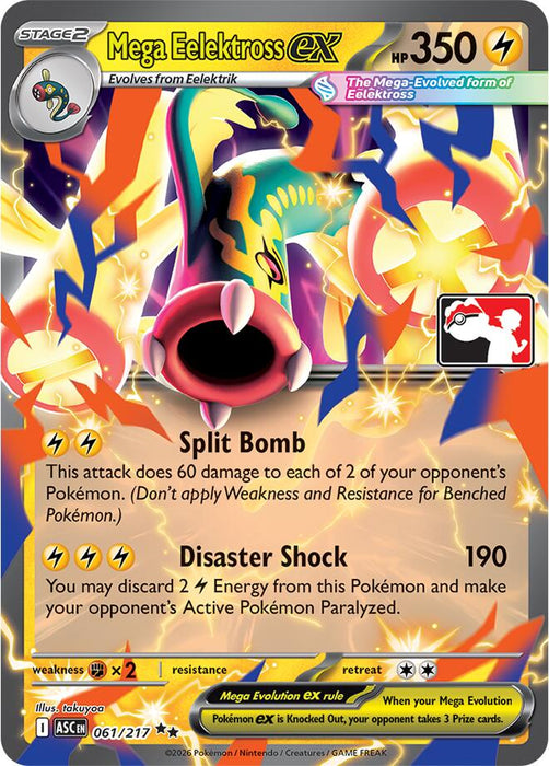 Mega Eelektross ex (061/217) [Prize Pack Series Nine] - for just $5.25! 