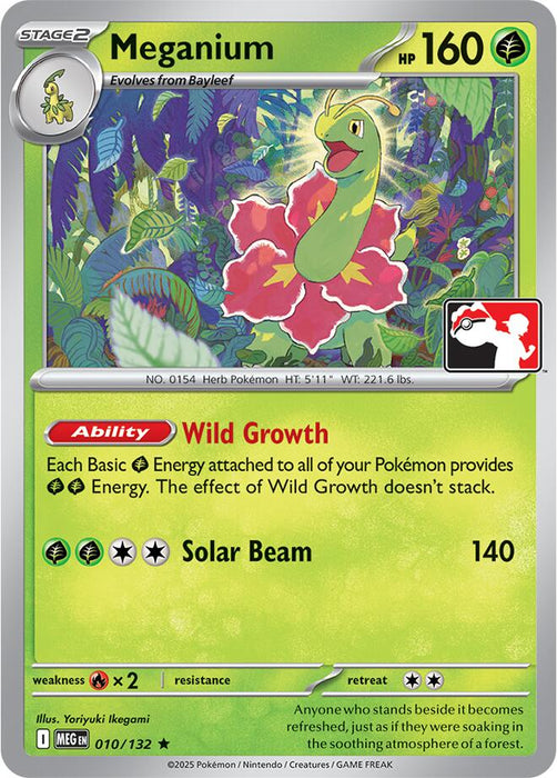 Meganium (010/132) [Prize Pack Series Nine] - for just $0.10! 