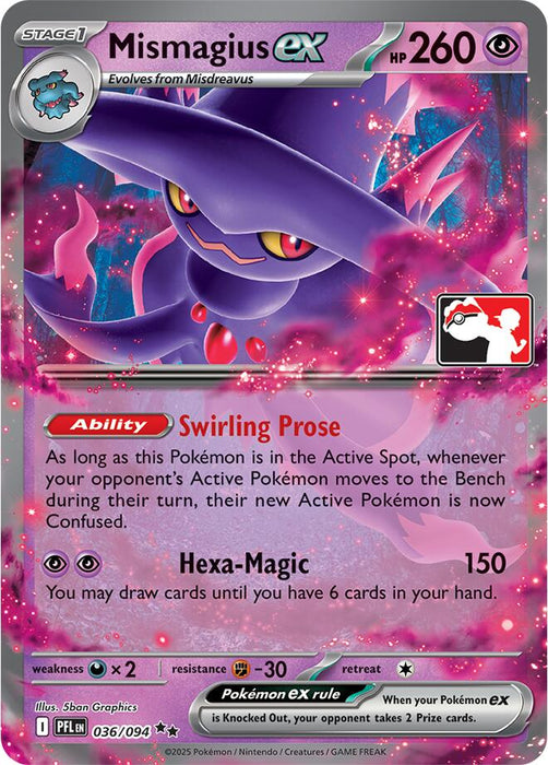 Mismagius ex (036/094) [Prize Pack Series Nine] - for just $2.95! 