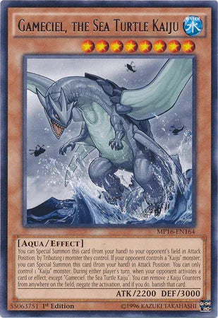 Gameciel, the Sea Turtle Kaiju [MP16-EN164] Rare - for just $1.35! 