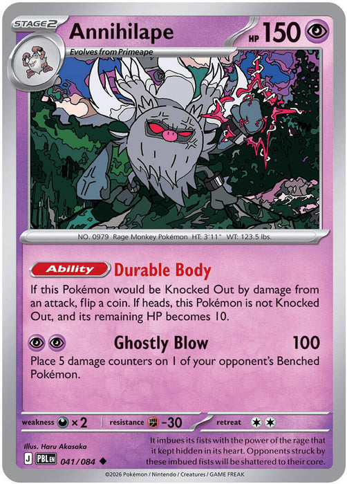 Annihilape (041/084) [Mega Evolution: Pitch Black] - for just $0.10! 