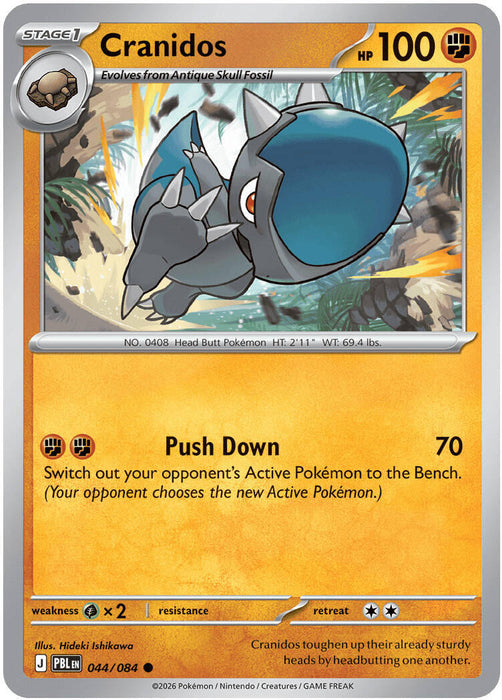 Cranidos (044/084) [Mega Evolution: Pitch Black] - for just $0.10! 