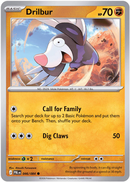 Drilbur (046/084) [Mega Evolution: Pitch Black] - for just $0.10! 