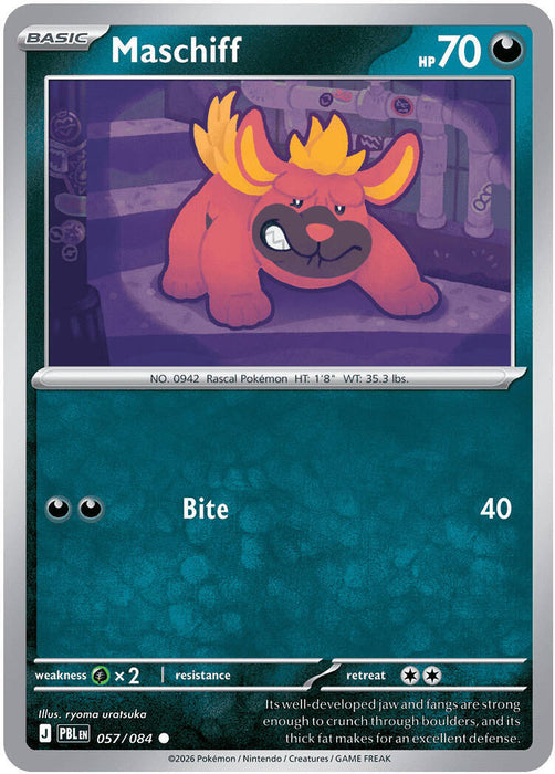 Maschiff (057/084) [Mega Evolution: Pitch Black] - for just $0.10! 