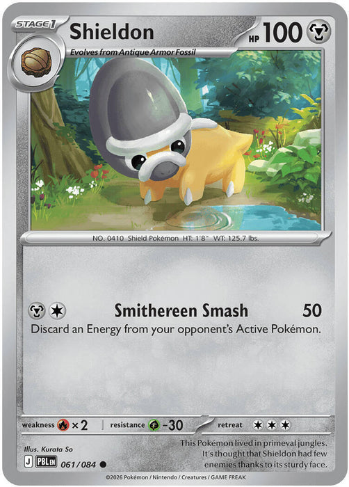 Shieldon (061/084) [Mega Evolution: Pitch Black] - for just $0.10! 
