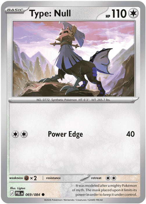 Type: Null (069/084) [Mega Evolution: Pitch Black] - for just $0.10! 