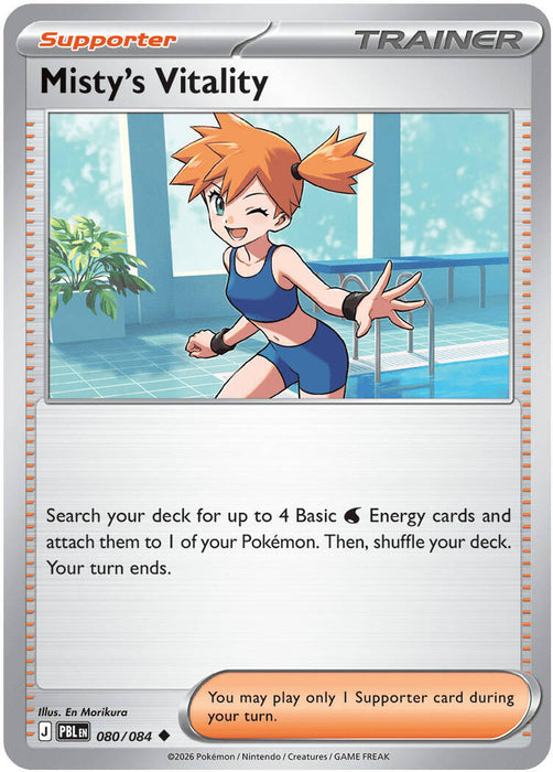 Misty's Vitality (080/084) [Mega Evolution: Pitch Black] - for just $0.10! 
