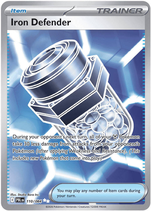 Iron Defender (110/084) [Mega Evolution: Pitch Black] - for just $0.45! 
