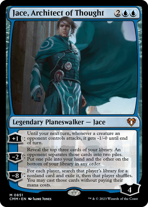Jace, Architect of Thought (CMM-851) - Commander Masters - for just $0.10! 