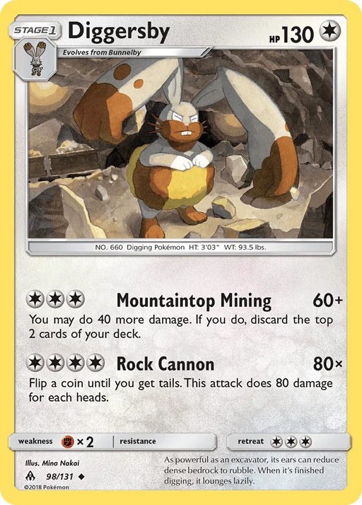 Diggersby (98/131) [Sun & Moon: Forbidden Light] - for just $0.10! 