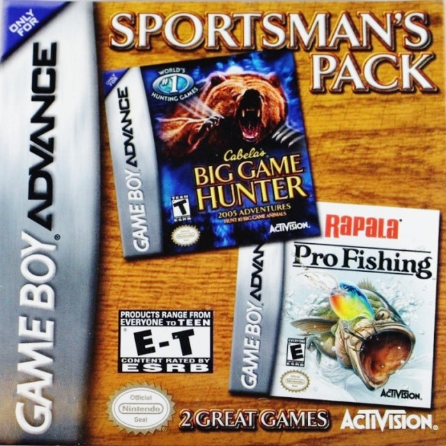 Sportsman's Pack: Cabela's Big Game Hunter 2005 Adventures / Rapala Pro Fishing (Gameboy Advance) - for just $0! 