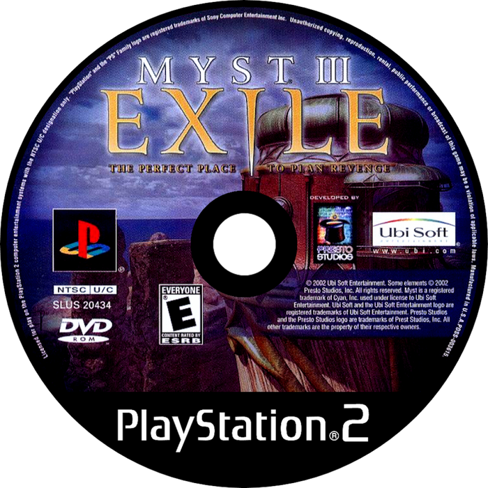 Myst III: Exile – PlayStation 2 (PS2) - for just $0! 