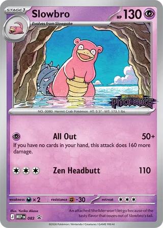 Slowbro (083) (Pitch Black Stamped) [Mega Evolution Promo] - for just $7.75! 