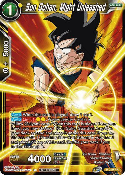 Son Gohan, Might Unleashed (P-349) [Tournament Promotion Cards] - for just $0.60! 