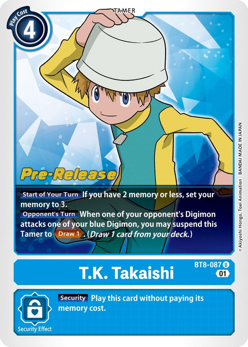 T.K. Takaishi [BT8-087] [New Awakening Pre-Release Cards] - Just $0.09! Shop now at Retro Gaming of Denver