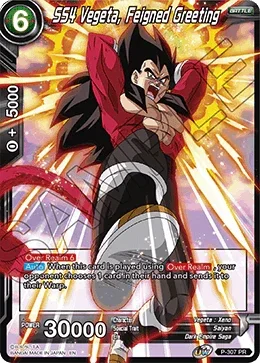 SS4 Vegeta, Feigned Greeting (P-307) [Tournament Promotion Cards] - for just $2.35! 