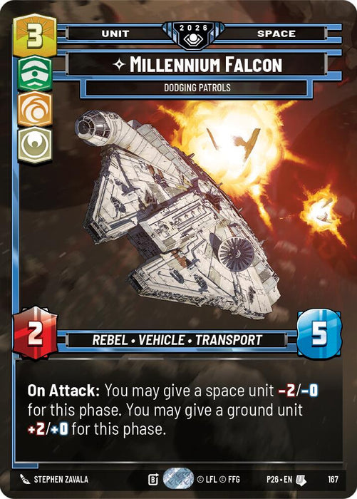 Millennium Falcon - Dodging Patrols (167) (167) [Galactic Championship 2026] - for just $10.60! 