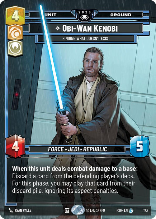 Obi-Wan Kenobi - Finding What Doesn't Exist (173) (173) [Galactic Championship 2026] - for just $6.85! 