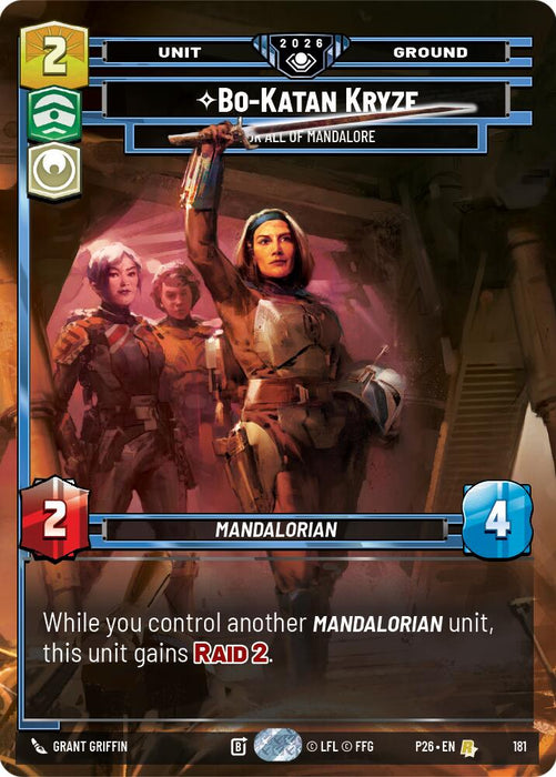 Bo-Katan Kryze - For All of Mandalore (181) (181) [Galactic Championship 2026] - for just $19.20! 