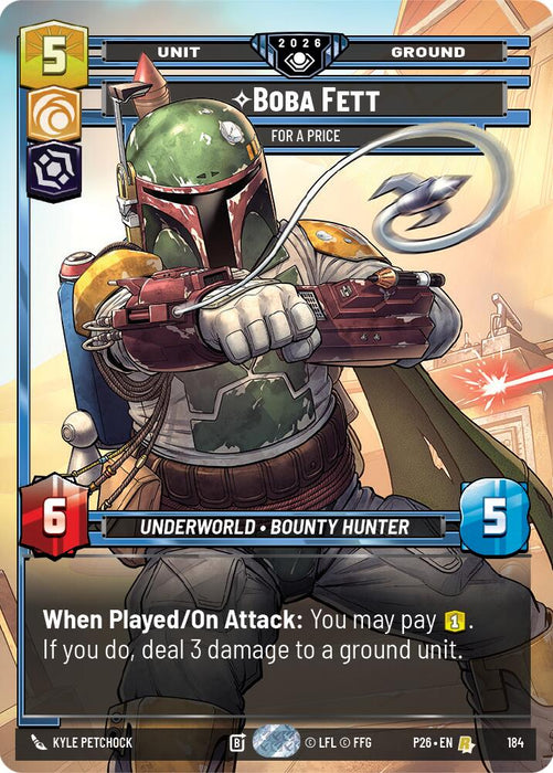 Boba Fett - For a Price (184) (184) [Galactic Championship 2026] - for just $26.45! 