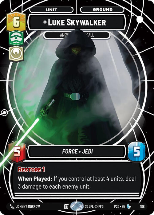 Luke Skywalker - Answering the Call (188) (188) [Galactic Championship 2026] - for just $53.50! 