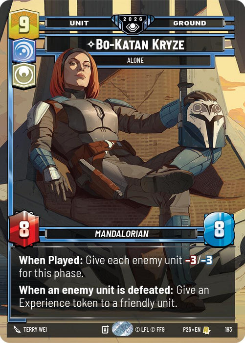 Bo-Katan Kryze - Alone (193) (193) [Galactic Championship 2026] - for just $0.10! 