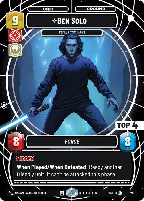 Ben Solo - Facing the Light (200) (200) [Galactic Championship 2026] - for just $0.10! 