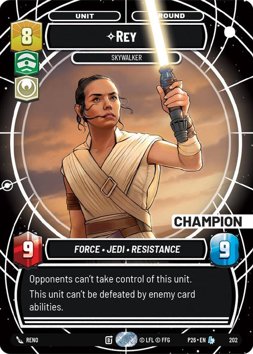 Rey - Skywalker (202) (202) [Galactic Championship 2026] - for just $0.10! 