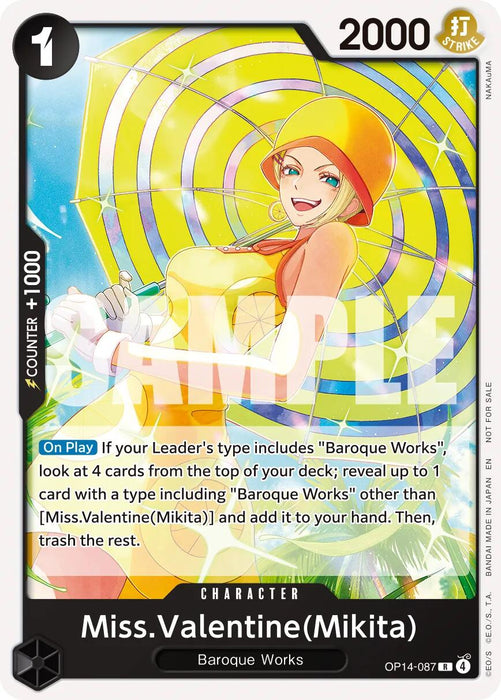 Miss.Valentine(Mikita) (Tournament Pack 2026 Vol. 3) [One Piece Promotion Cards]