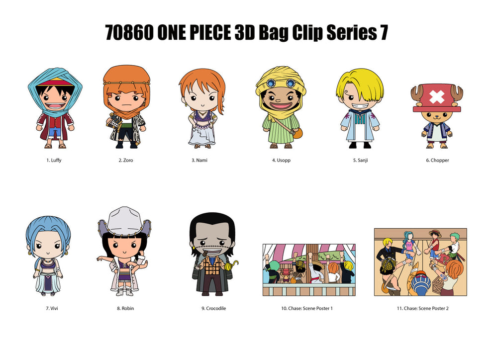 One Piece 3D Foam Bag Clip Series 7 – Blind Bag Keychain | Monogram - for just $8.99! 