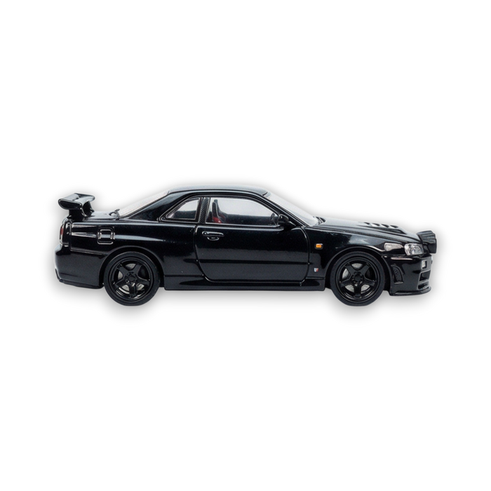 Street Weapon Nissan R34 GT-R Black Snow Drift 1:64 - for just $34.99! 