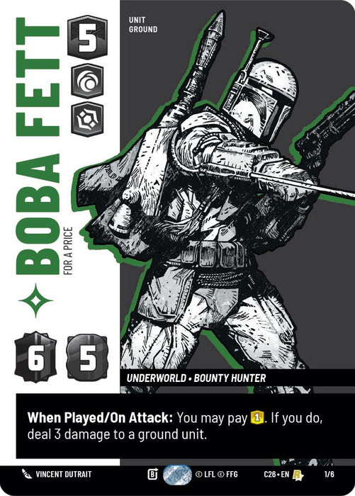 Boba Fett - For a Price (1/6) (1/6) [2026 Convention Exclusive] - for just $38! 