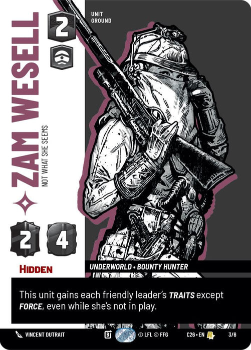 Zam Wesell - Not What She Seems (3/6) (3/6) [2026 Convention Exclusive] - for just $34! 