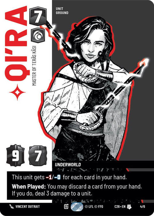 Qi'ra - Master of Teras Kasi (4/6) (4/6) [2026 Convention Exclusive] - for just $24.60! 