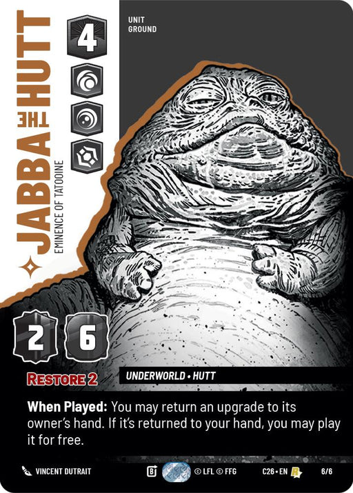 Jabba the Hutt - Eminence of Tatooine (6/6) (6/6) [2026 Convention Exclusive] - for just $23.20! 