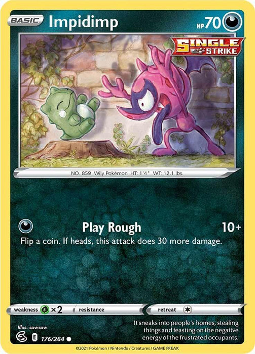 Impidimp (176/264) [Sword & Shield: Fusion Strike] - for just $0.10! 