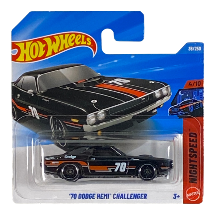 Hot Wheels '70 Dodge Hemi Challenger | Nightspeed Series 4/10 - for just $1.99! 