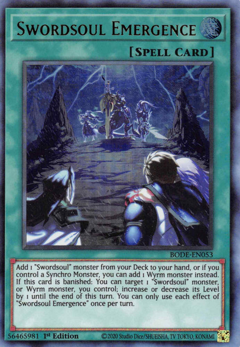 Swordsoul Emergence [BODE-EN053] Ultra Rare - for just $0.45! 