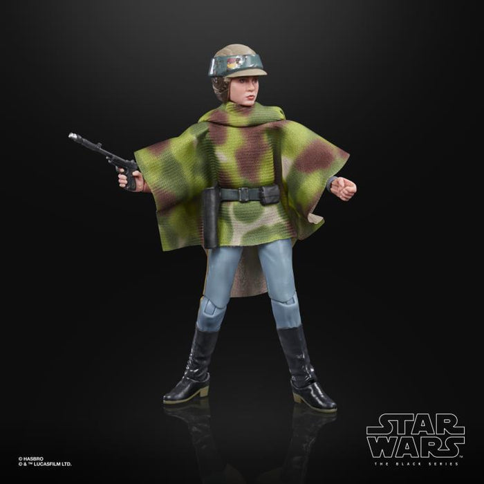 Star Wars: The Black Series - Leia Organa (Endor Battle Poncho) (Return of the Jedi) 6-Inch Action Figure - for just $22.99! 