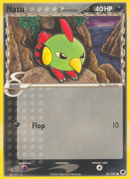 Natu (55/101) (Delta Species) [EX: Dragon Frontiers] - for just $0.55! 