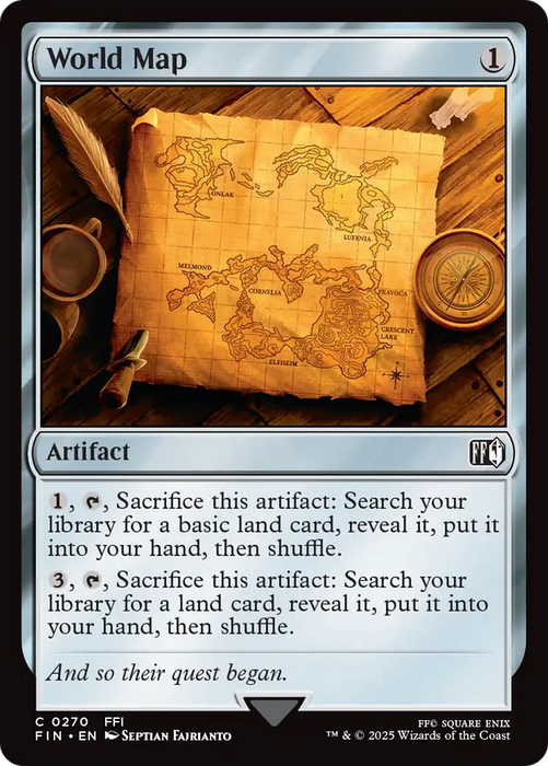 World Map (FIN-270) - FINAL FANTASY Foil - for just $0.09! 